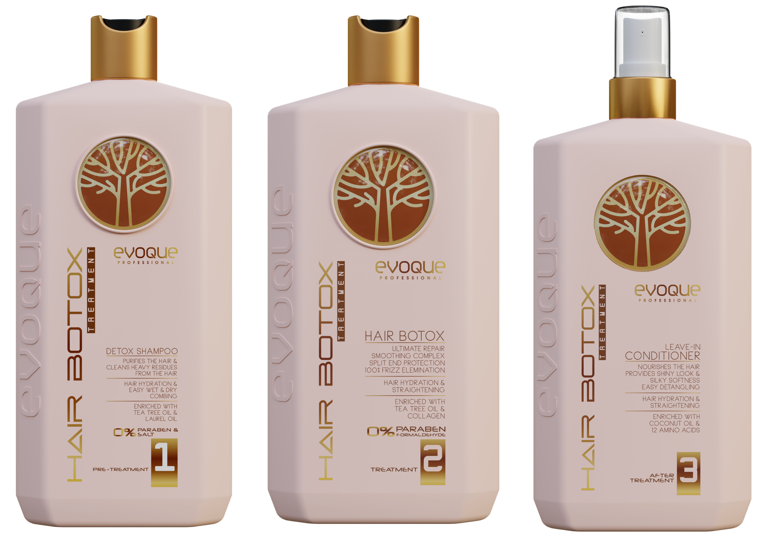 Tratament Hair Botox Set, 3 buc